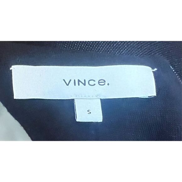 Vince Black Draped Jersey Midi Dress NWT Size Small - Picture 6 of 7